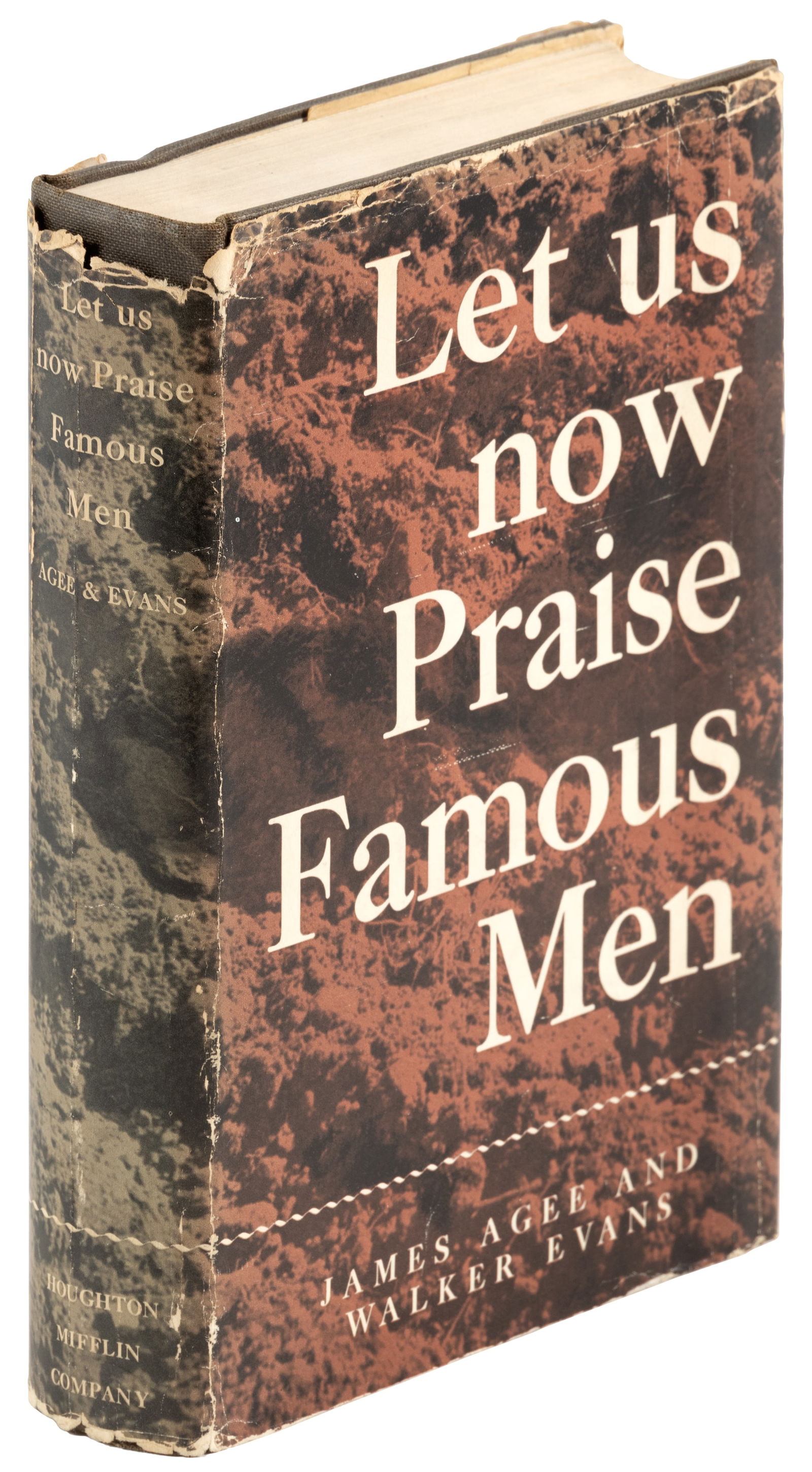 Agee Praise Famous Men 1st, Walker Evans photos: Heading: Author: Agee, James and Walker Evans Title: Let Us Now Praise Famous Men Place Published: Boston Publisher:Houghton Mifflin Date Published: 1941 Description: Illustrated w