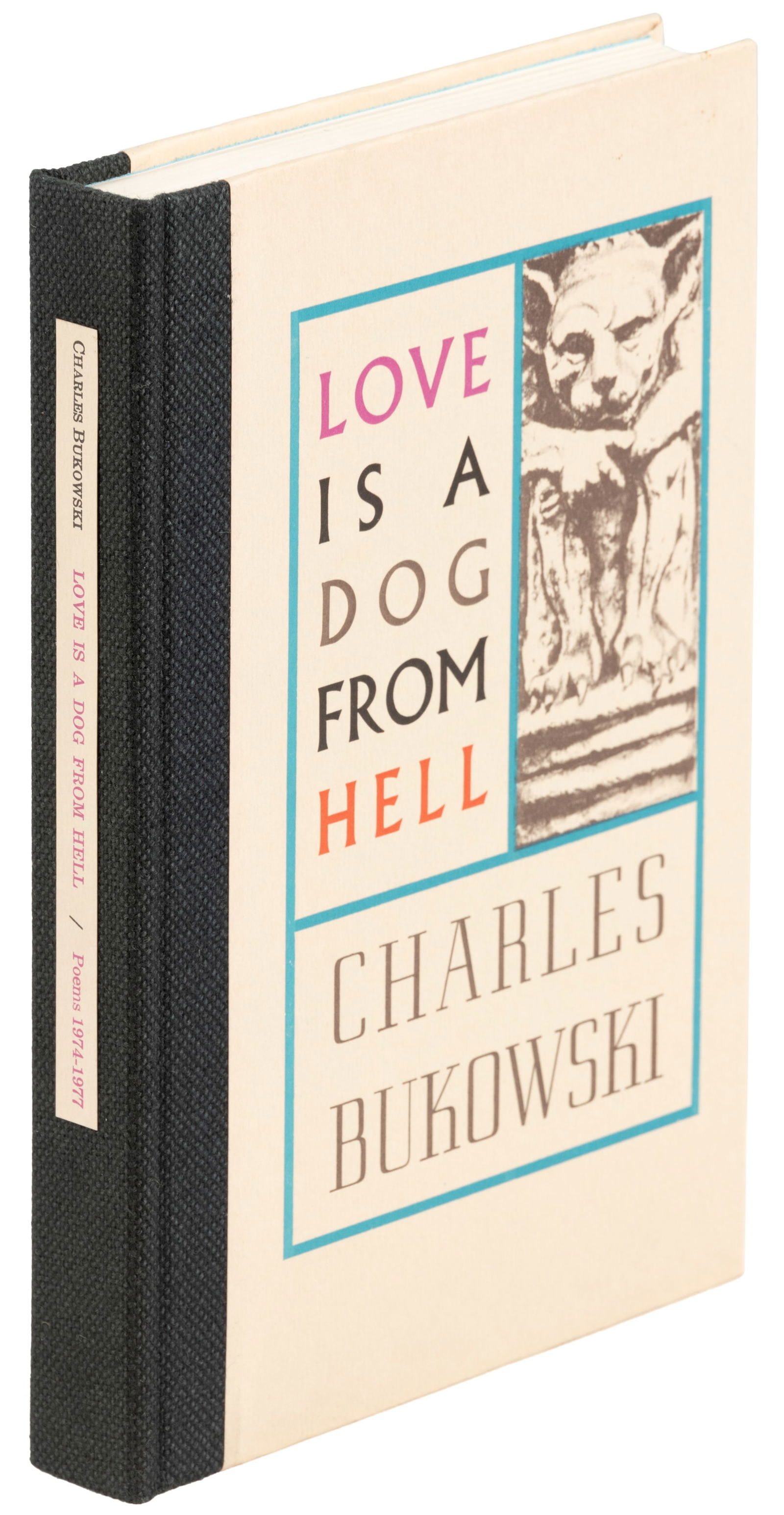 Love is a Dog From Hell, signed with doodle (1 of 2)