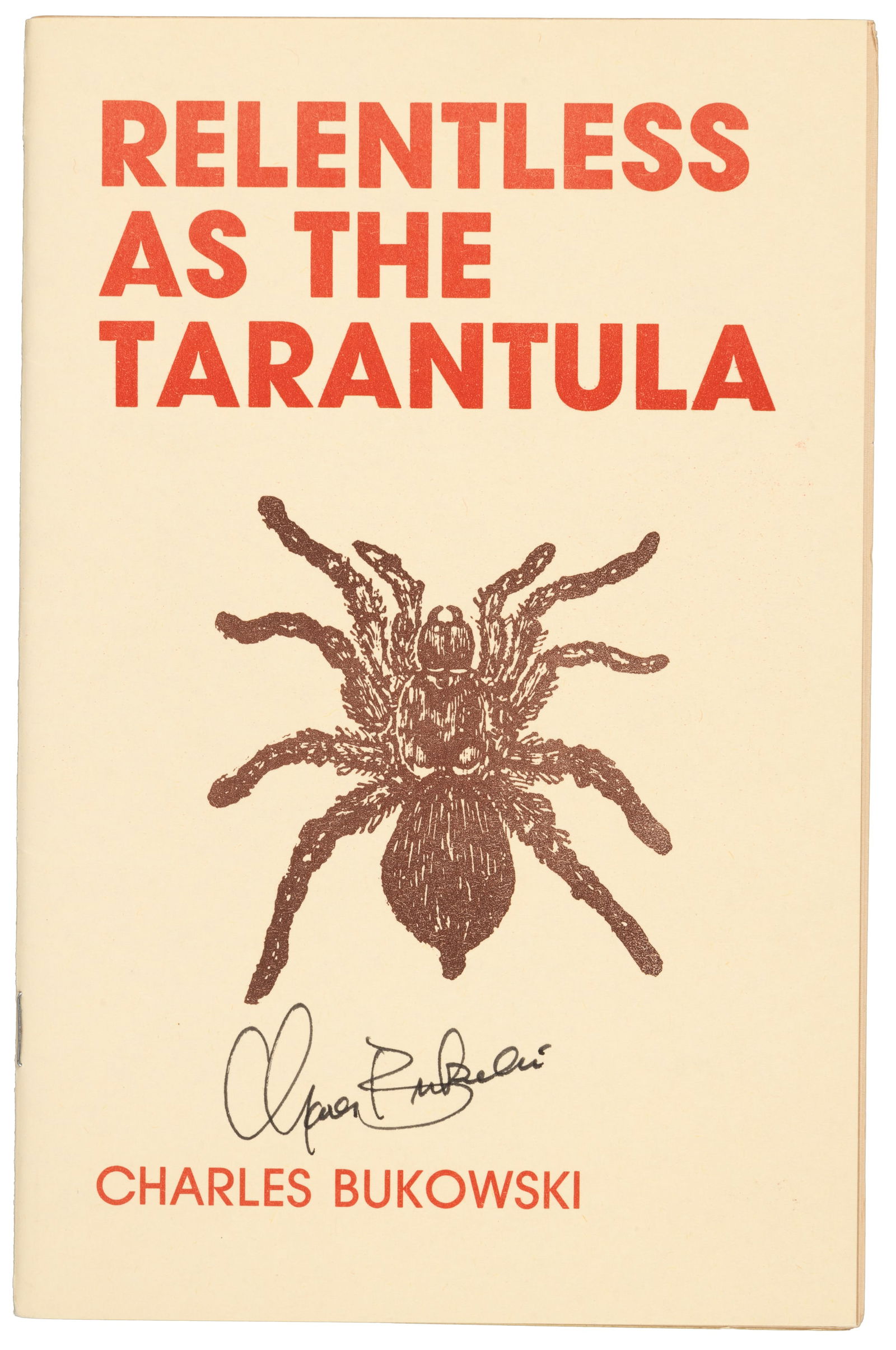 Bukowski Tarantula 1/500 signed (1 of 2)