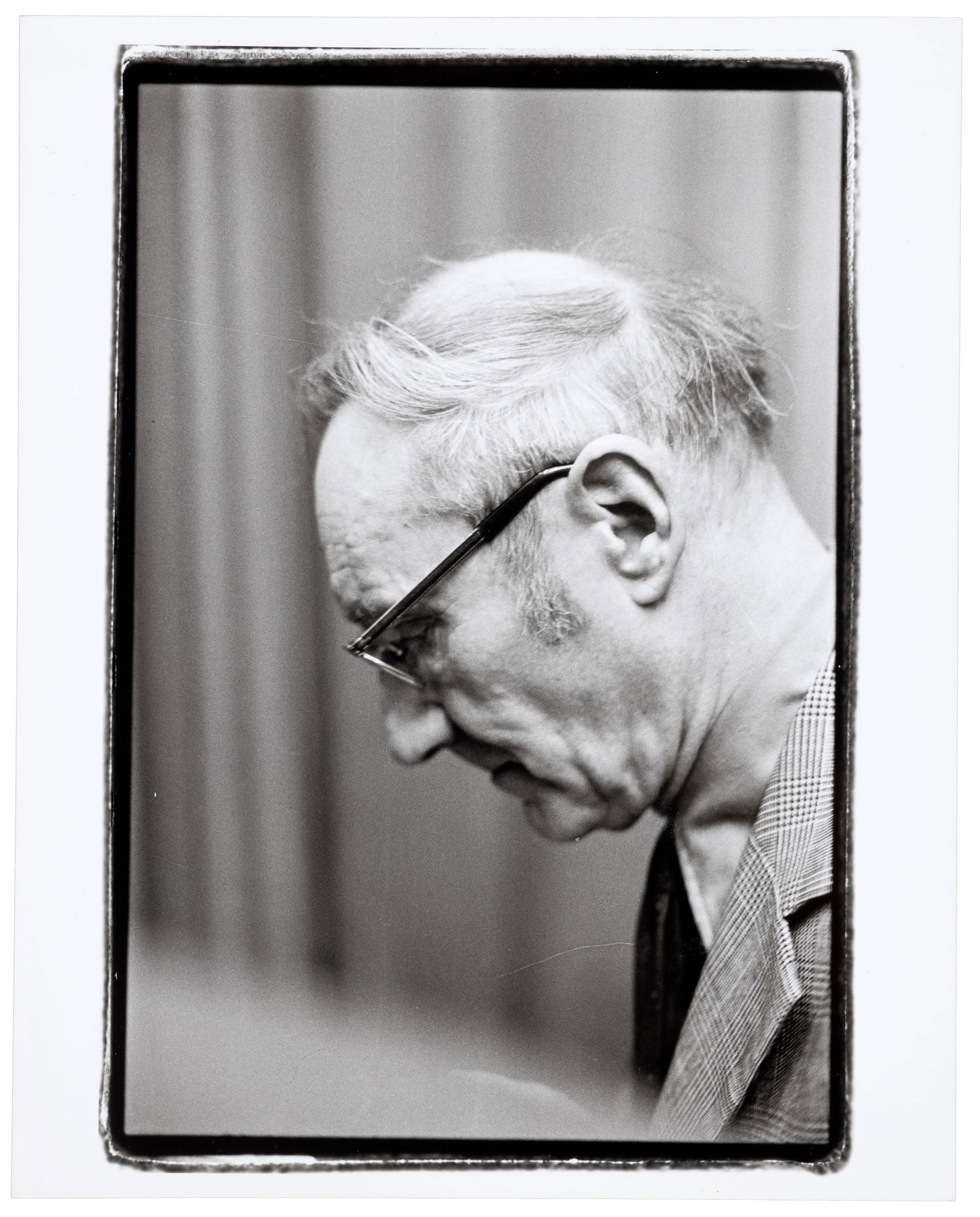 Burroughs photograph signed by McDarrah (1 of 2)