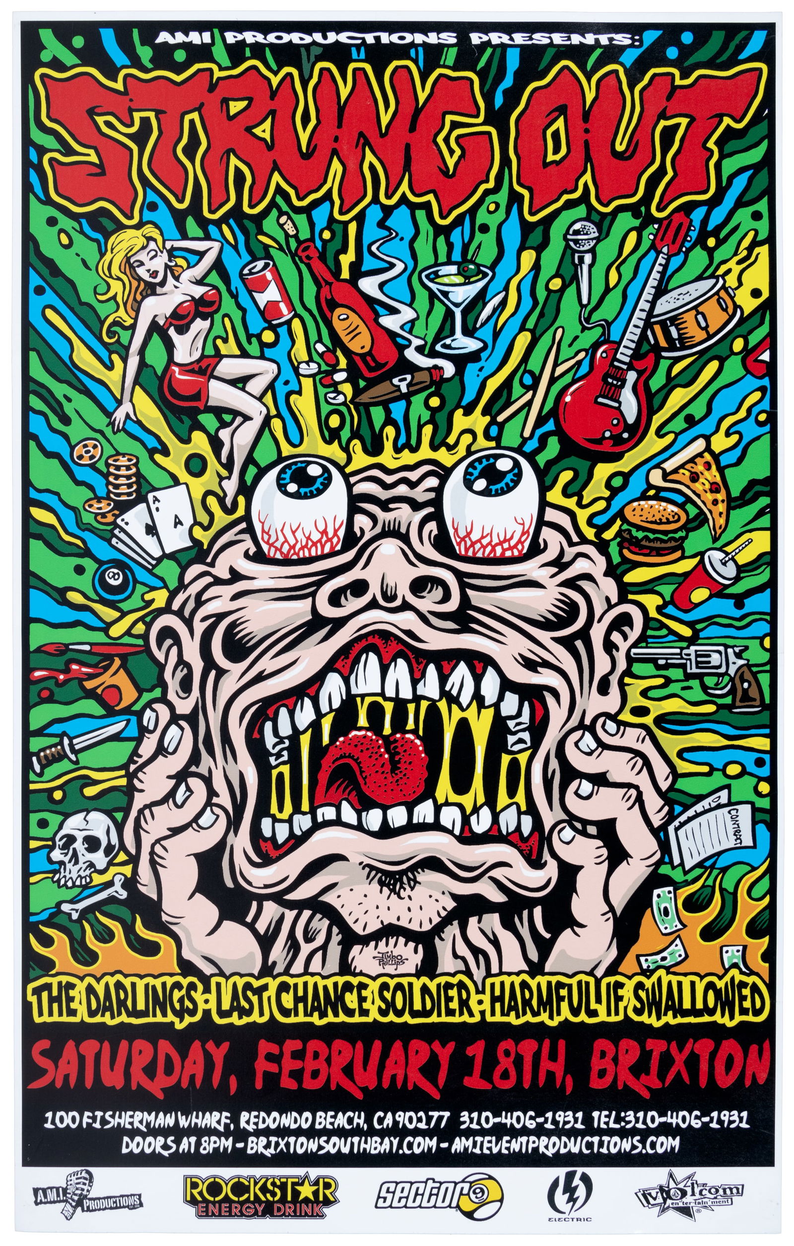 Six tiki, hot-rod, low-brow posters (1 of 2)