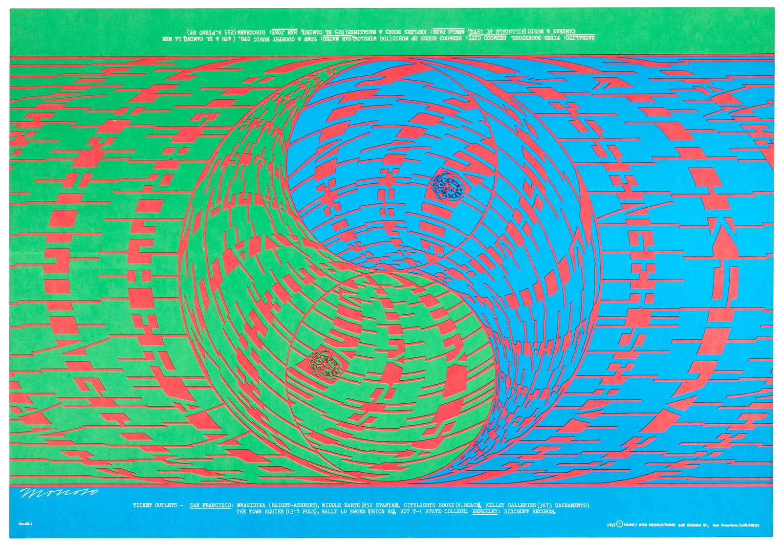 Victor Moscoso psychedelic poster (1 of 1)