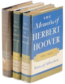 Hoover Memoirs Signed