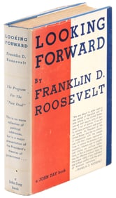 FDR, Looking Forward, Inscribed 1st