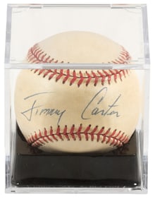 Carter Signed Baseball