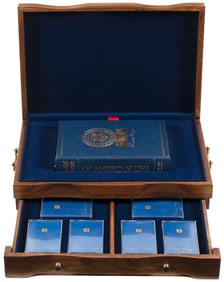 Reagan An American Life in Oak Box