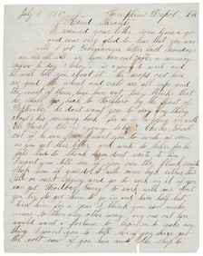 Yankee in Virginia chases runaway slave