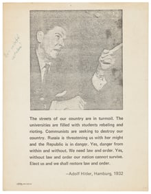 Berkeley anti-Reagan propaganda broadside