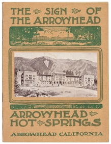 Arrowhead, CA resort promotional 1924