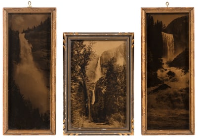 Three Pillsbury Orotones of Yosemite Waterfalls