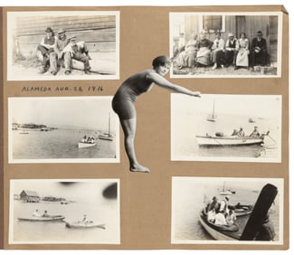 California family photo album, 1910-1918