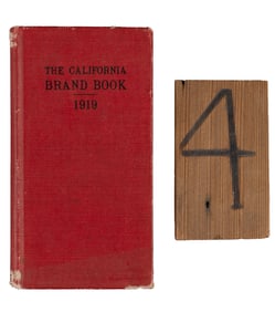 California Cattle Brands 1918