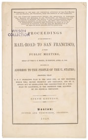 Pacific Railroad proposal SF 1849