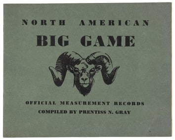 North American Big Game 1934 scarce