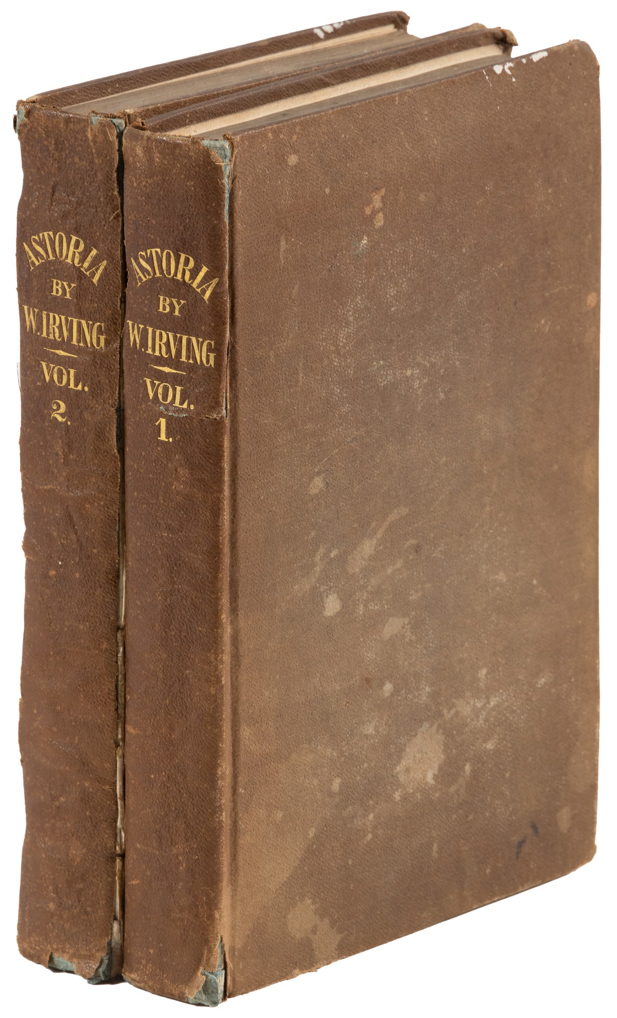 Astor's Pacific Coast fur trading w/ folding map (1 of 4)