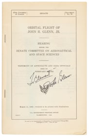 Orbital Flight of John Glenn signed