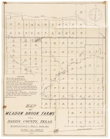 Land for sale in Harris Co., Texas 1897