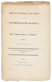 Amicable end to War of 1812
