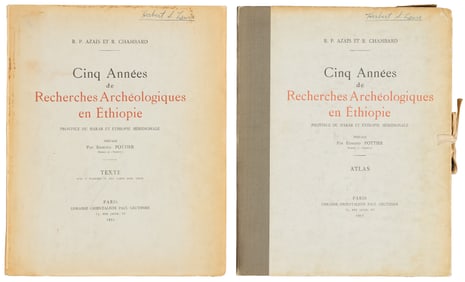 Early Ethiopian archeology, Azais & Chambard