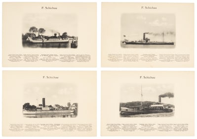 Dredging ship catalog of Schichau-Werke