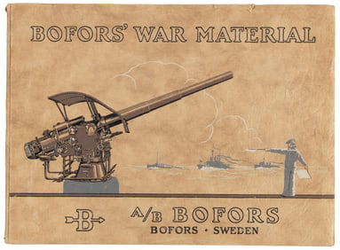 Bofors War Material catalogue 1928