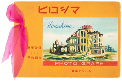Photograph album of Hiroshima destruction
