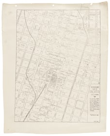 Earliest known map of Arcata, Cal., 1903