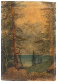 Watercolor of Tahoe by Chris Jorgensen