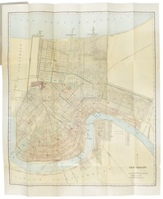 Map of New Orleans 1908