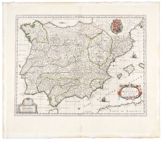 Spain & Portugal by Willem Blaeu