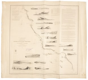 Chart of west coast of U.S. 1853
