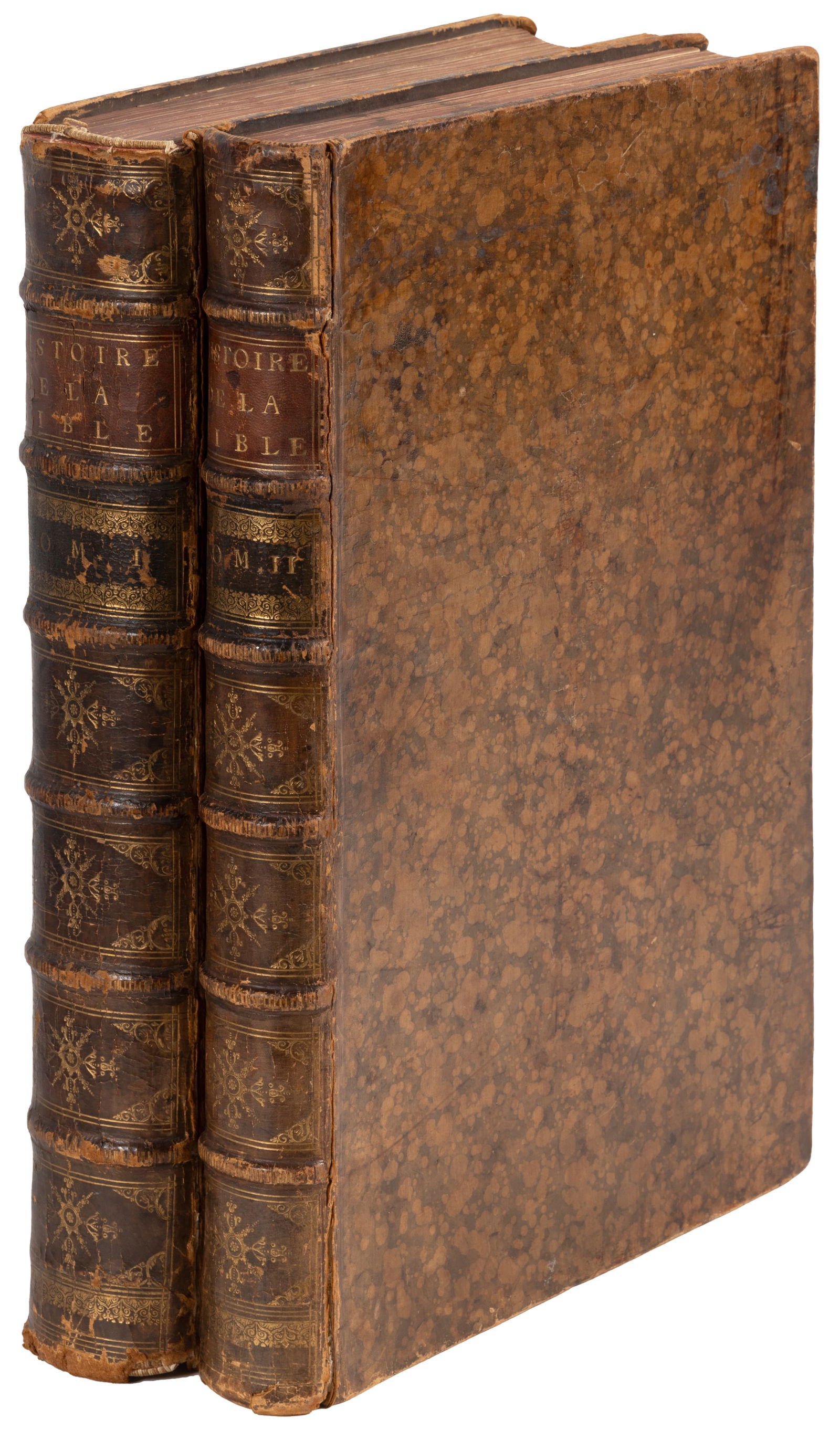 Mortier Bible w/ map of CA as an island (1 of 7)