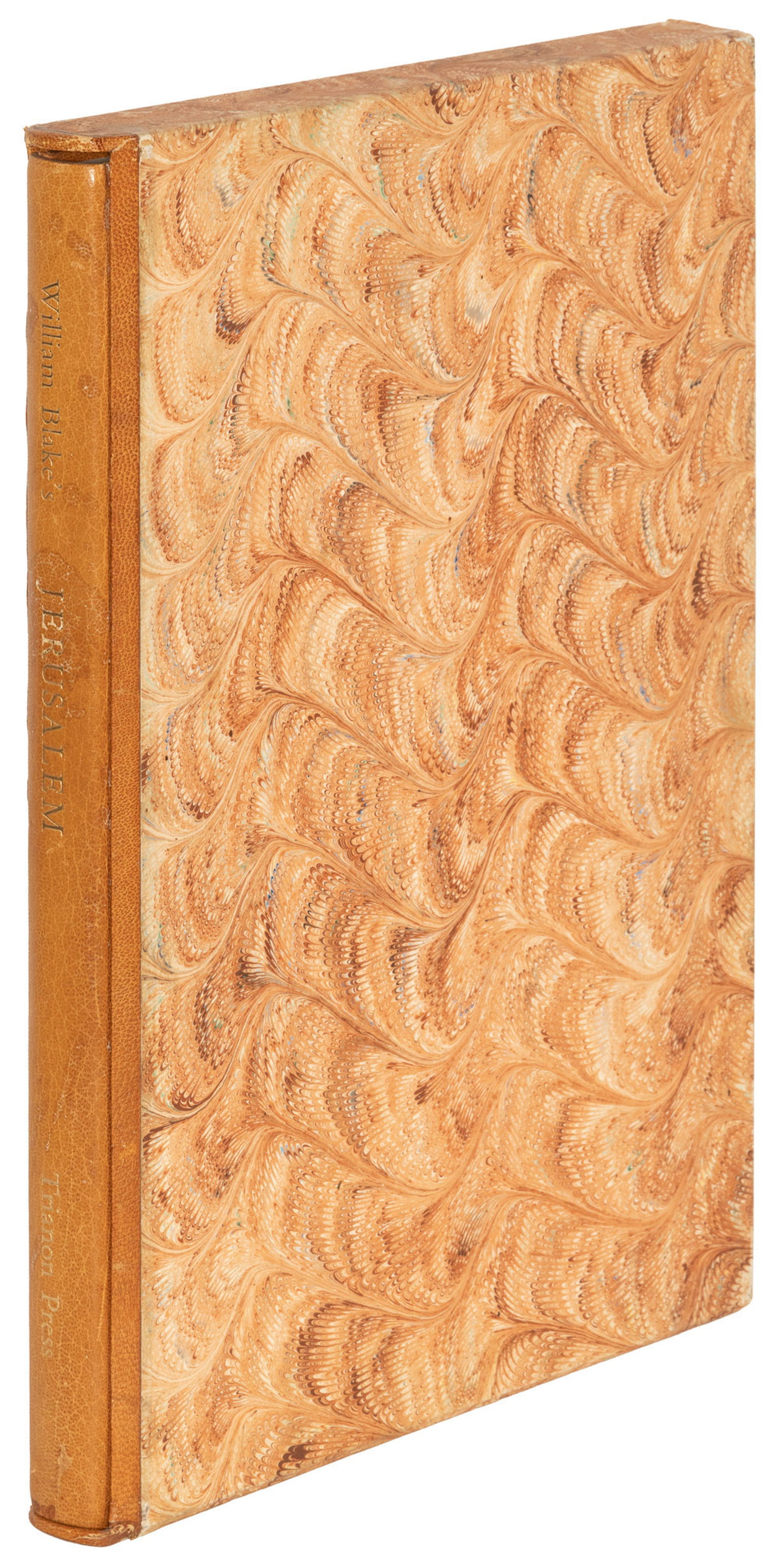 Deluxe Trianon edition of Blake's Jerusalem: Heading: (Blake, William - Trianon Press) Author: Blake, William Title: Jerusalem: The Emanation of the Giant Albion Place Published: [London] Publisher:[Trianon Press for the William Blake Trust] <