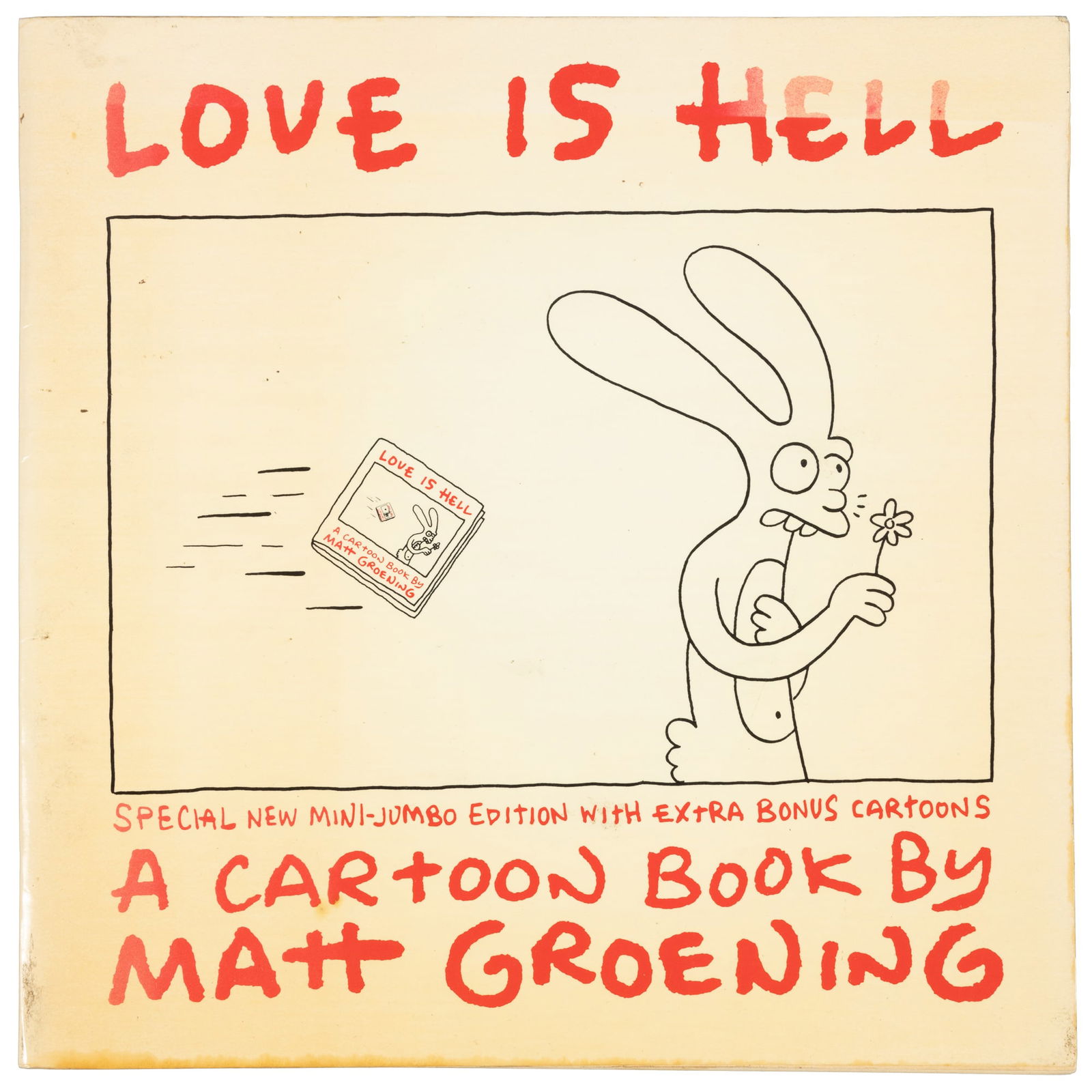 Signed by Matt Groening with sketch, 1986 (1 of 5)