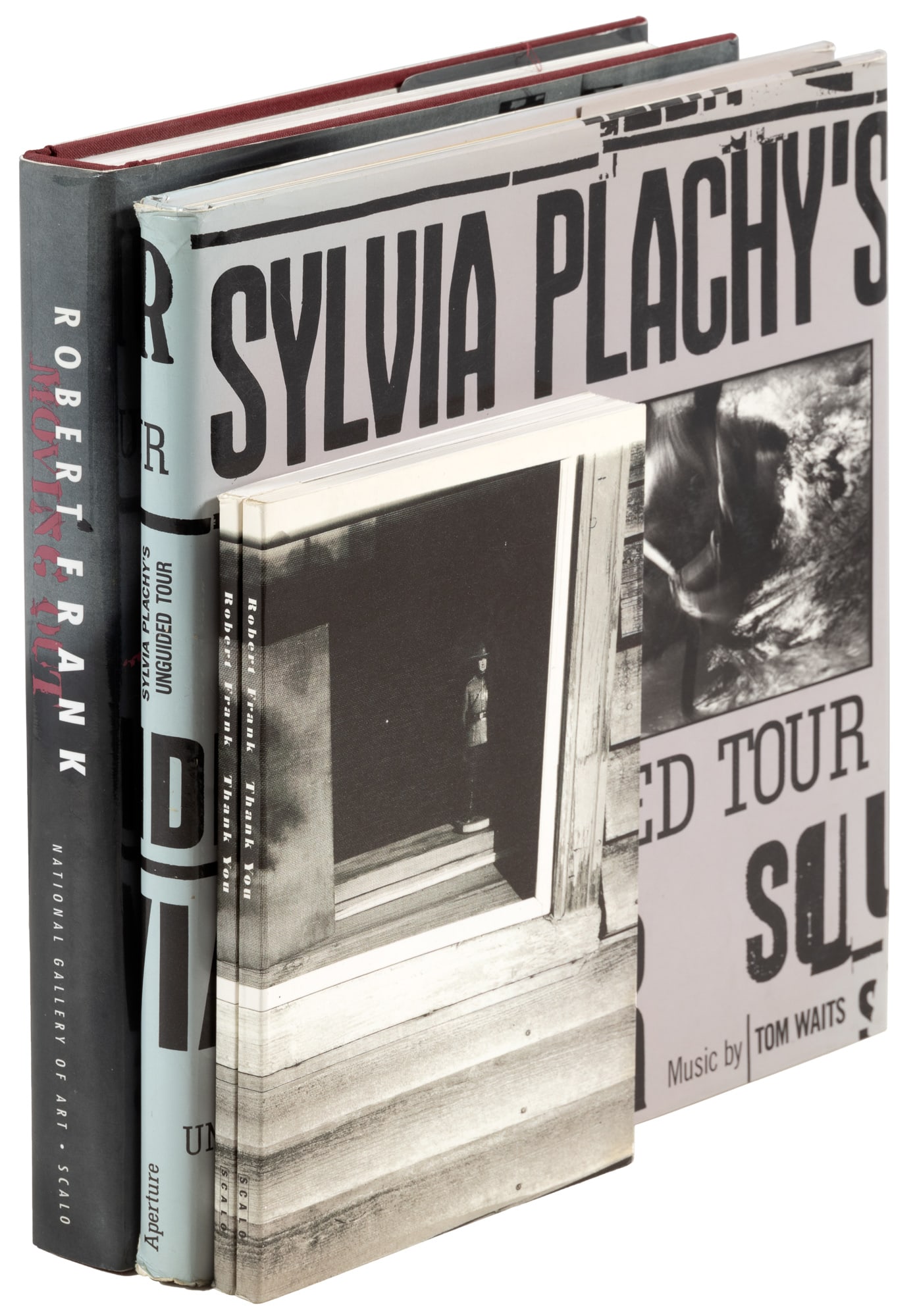 Four photobooks, 3 by Robert Frank: Heading: (Photography) Author: Title: Four photobooks Place Published: Various places Publisher: Date Published: Various dates Description: 4 volumes. Includes: Sylvia Plachy‘s