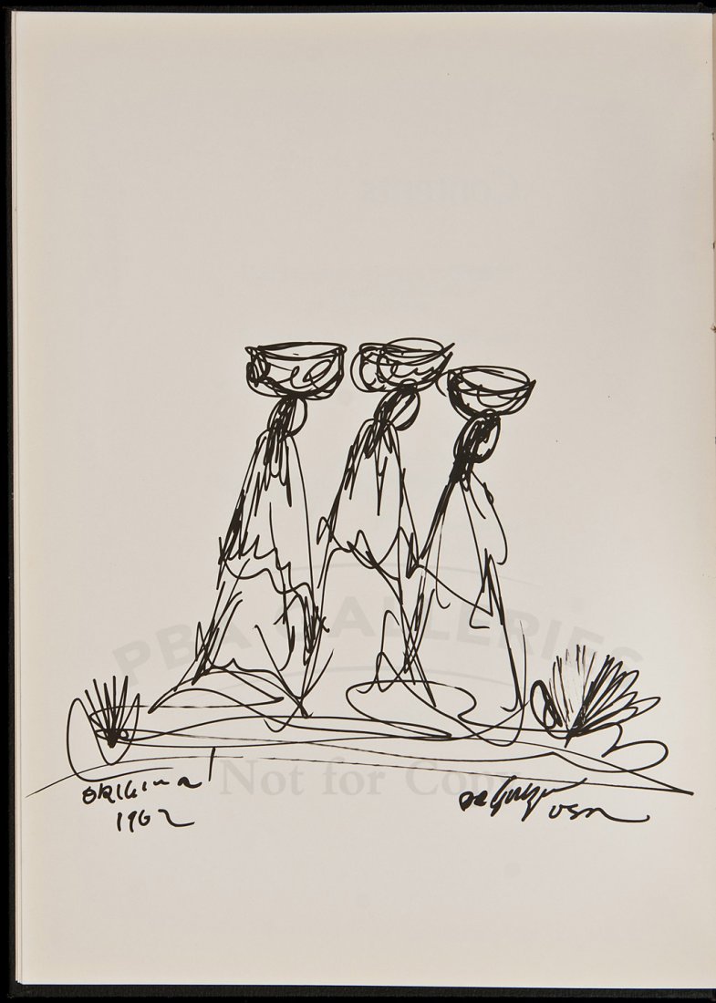 Padre Kino 1/250 signed by artist: Title: Padre Kino: Memorable Events in the Life and Times of the Immortal Priest-Colonizer of the Southwest Author: DeGrazia, [Ted] Description: 55 pp. Illustrations by DeGrazia. (4to) black cloth. No