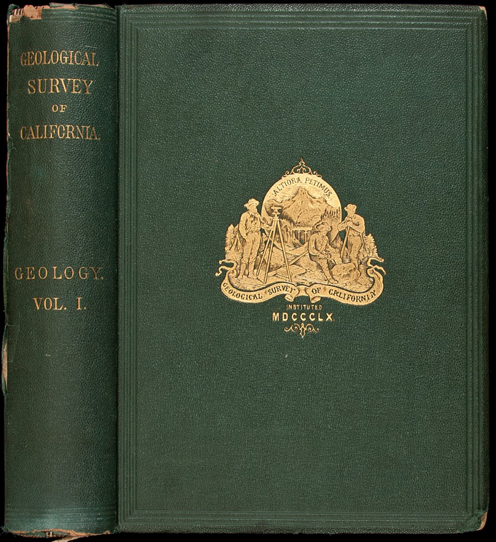 Geological Survey of California 1865: Title: Geological Survey of California. Geology. Volume I. Report of Progress and Synopsis of the Field-Work, From 1860 to 1864 Author: Whitney, J. D. Description: [xxviii], 498 pp. Plates, including 