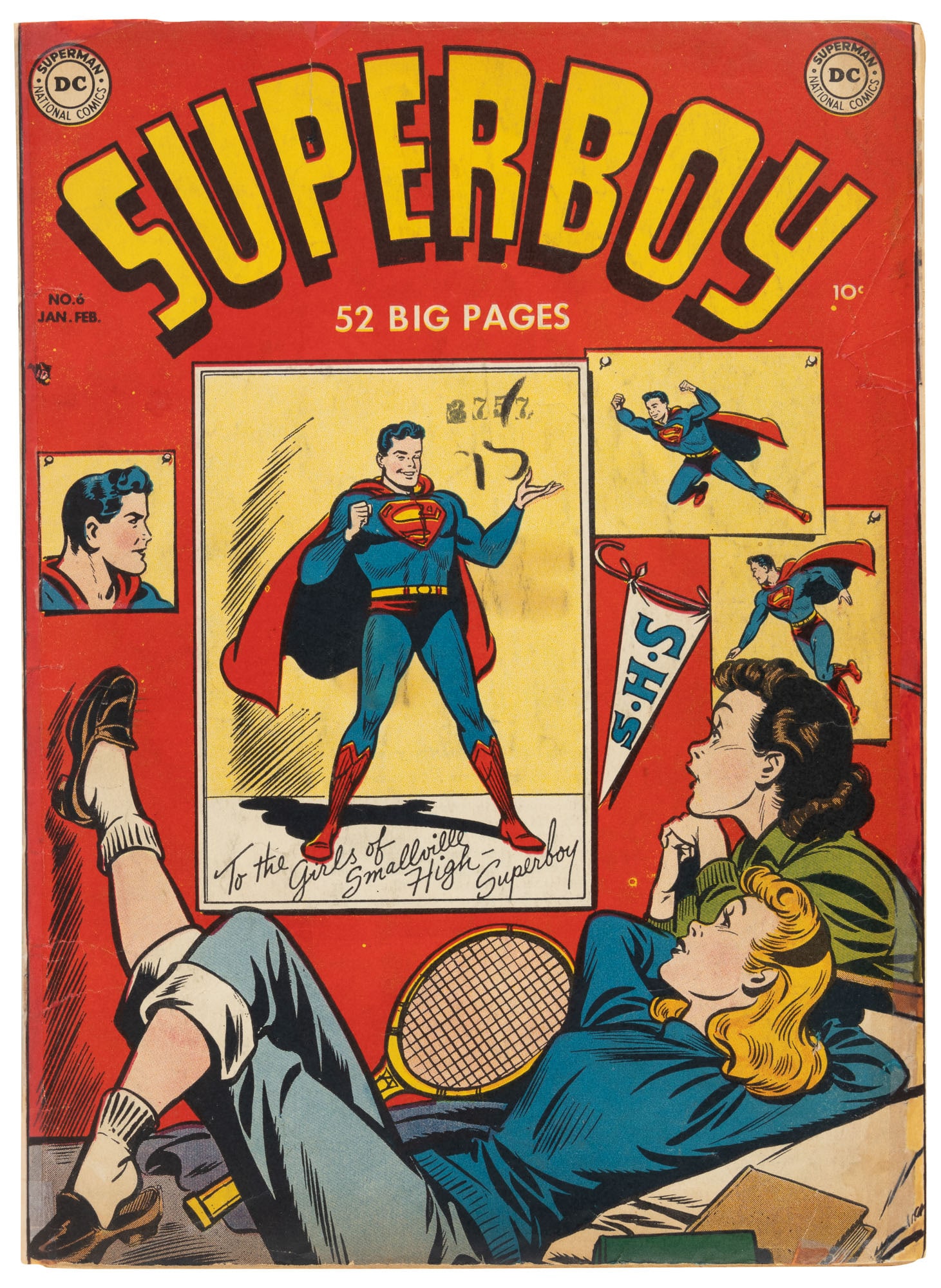 SUPERBOY #6 * Soxers Swoon over Superboy (1 of 2)