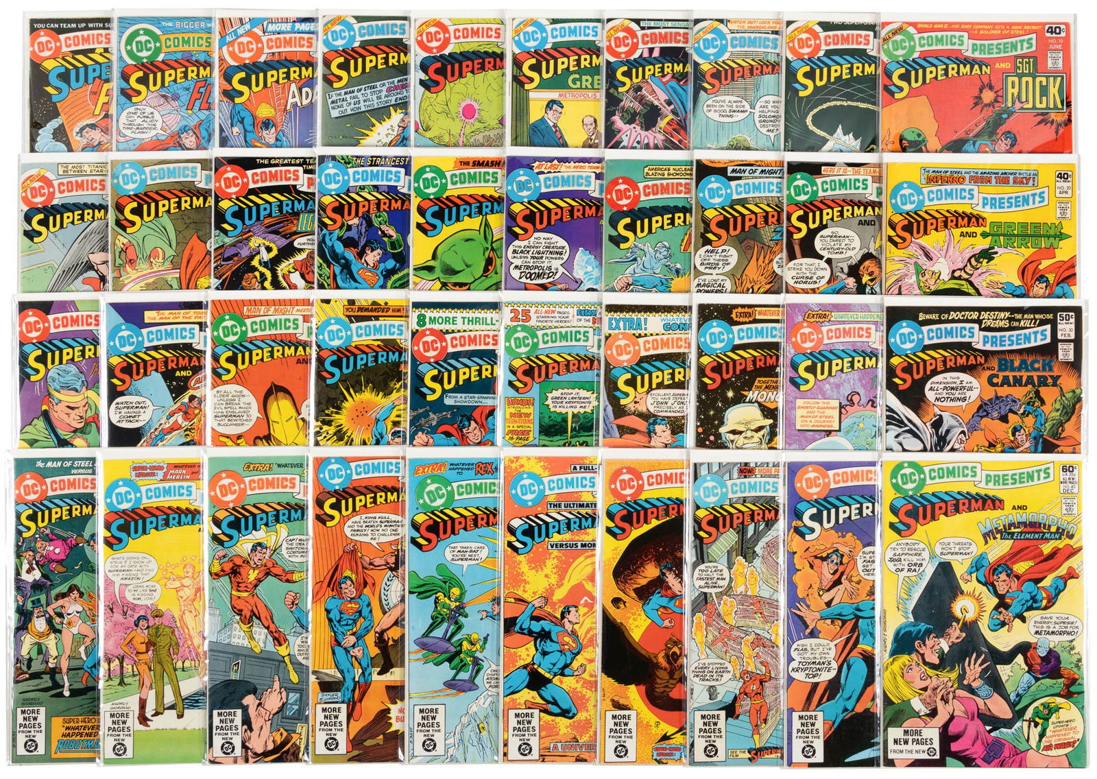 DC COMICS PRESENTS Superman #s 1-97 & ANNUAL #s 1-4 * Lot of 101 Comics (1 of 3)
