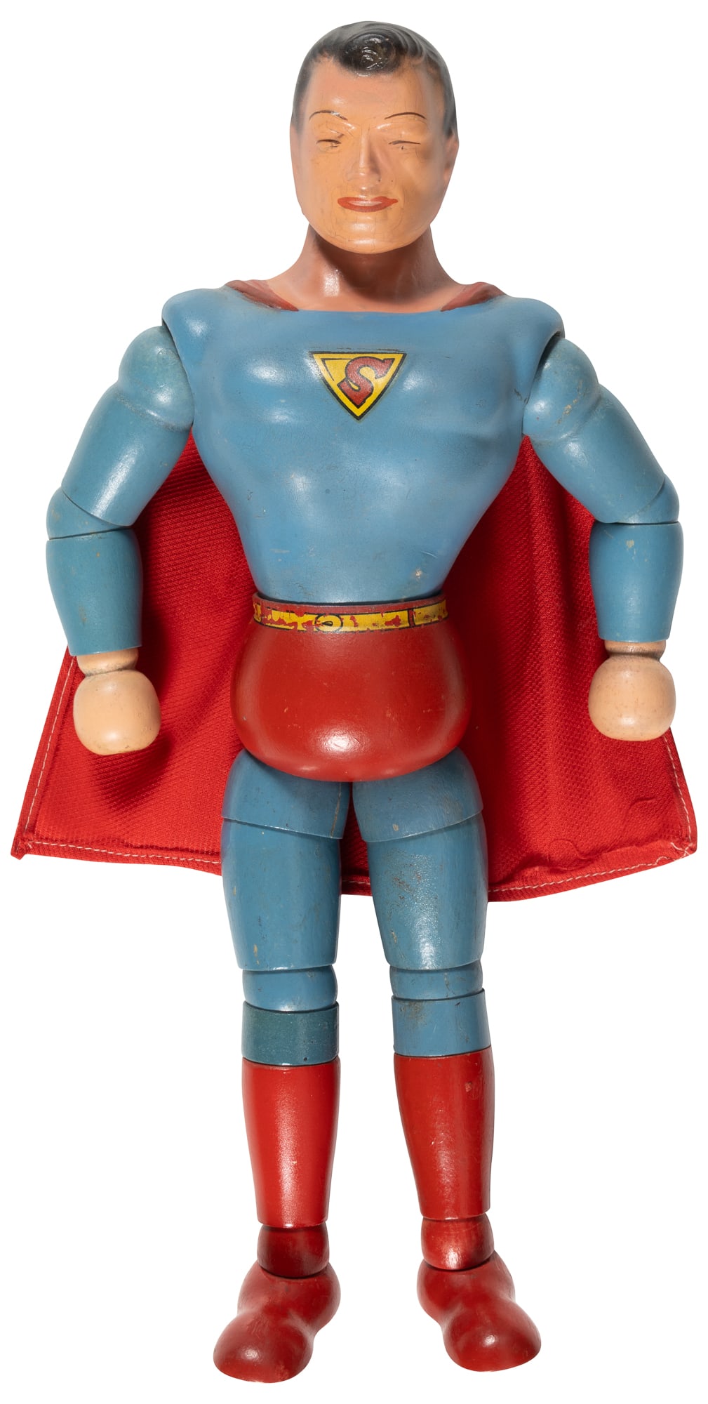 IDEAL SUPERMAN WOODEN JOINTED DOLL * First Superhero Figure (1 of 6)