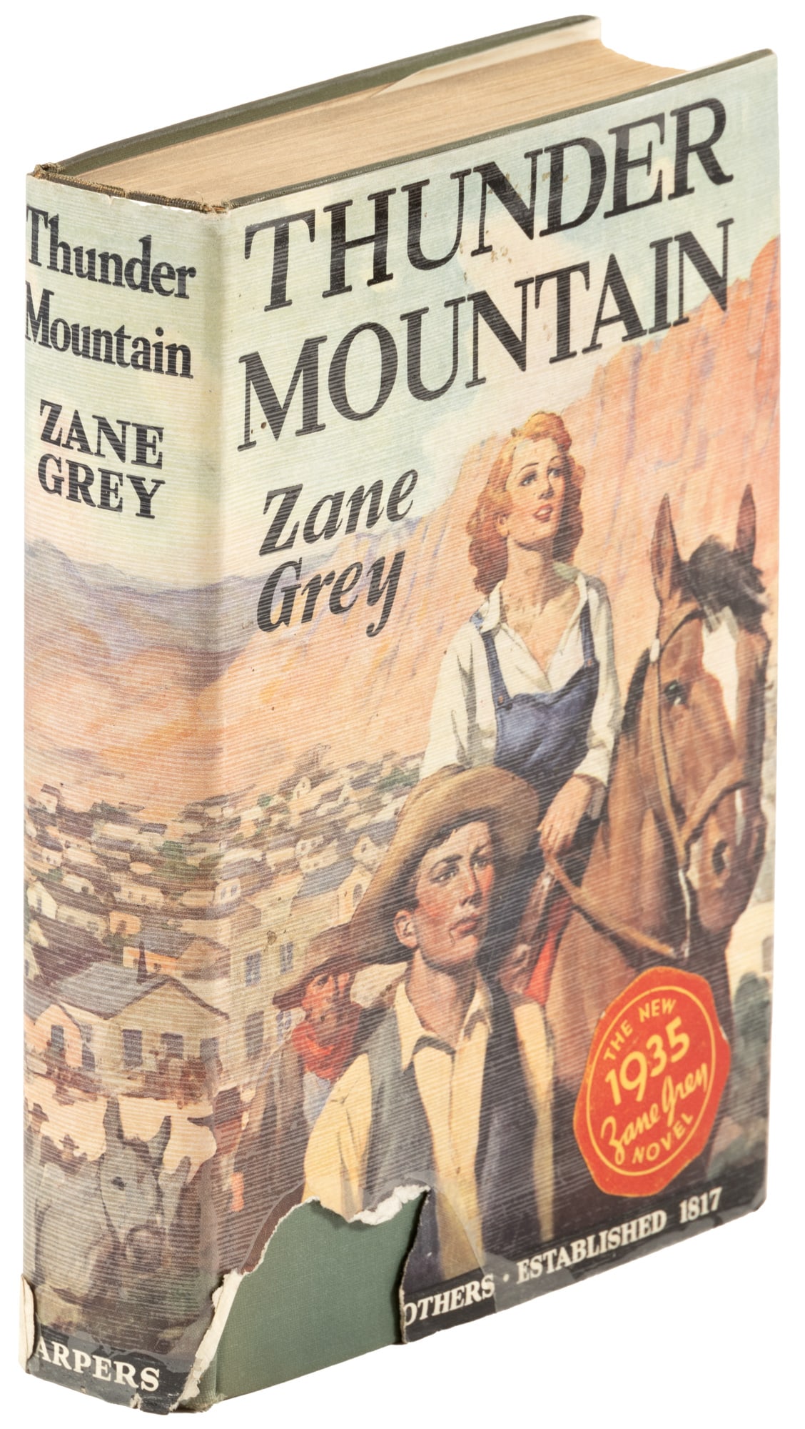 Zane Grey Thunder Mountain signed (1 of 6)