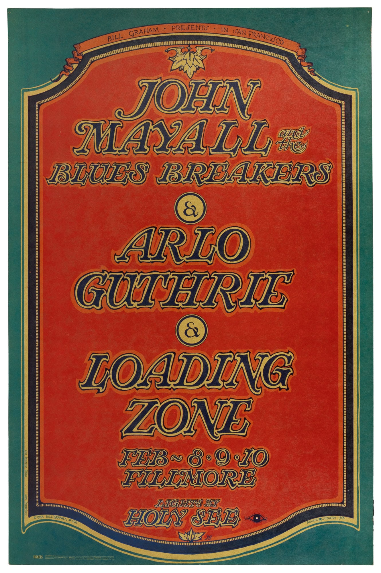 John Mayall at the Fillmore - Stanley Mouse (1 of 1)