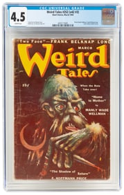WEIRD TALES #252 * CGC 4.5 * Coye Cover