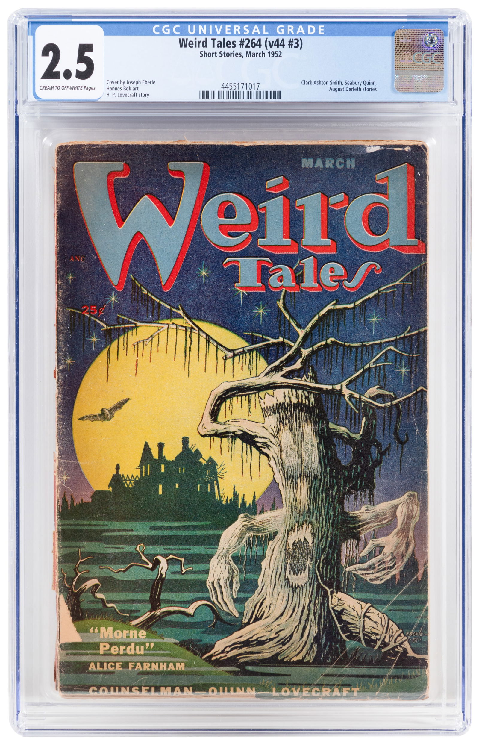 WEIRD TALES #264 * CGC 2.5 * (1 of 2)