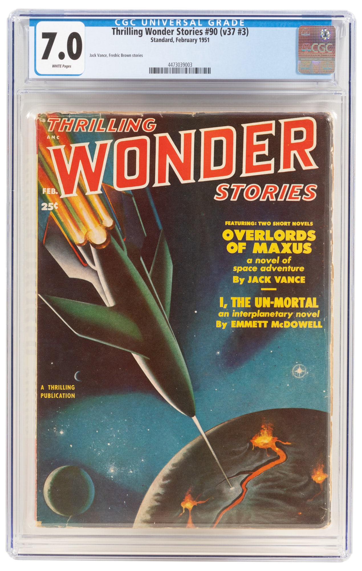 THRILLING WONDER STORIES #90 * CGC 7.0 (1 of 2)