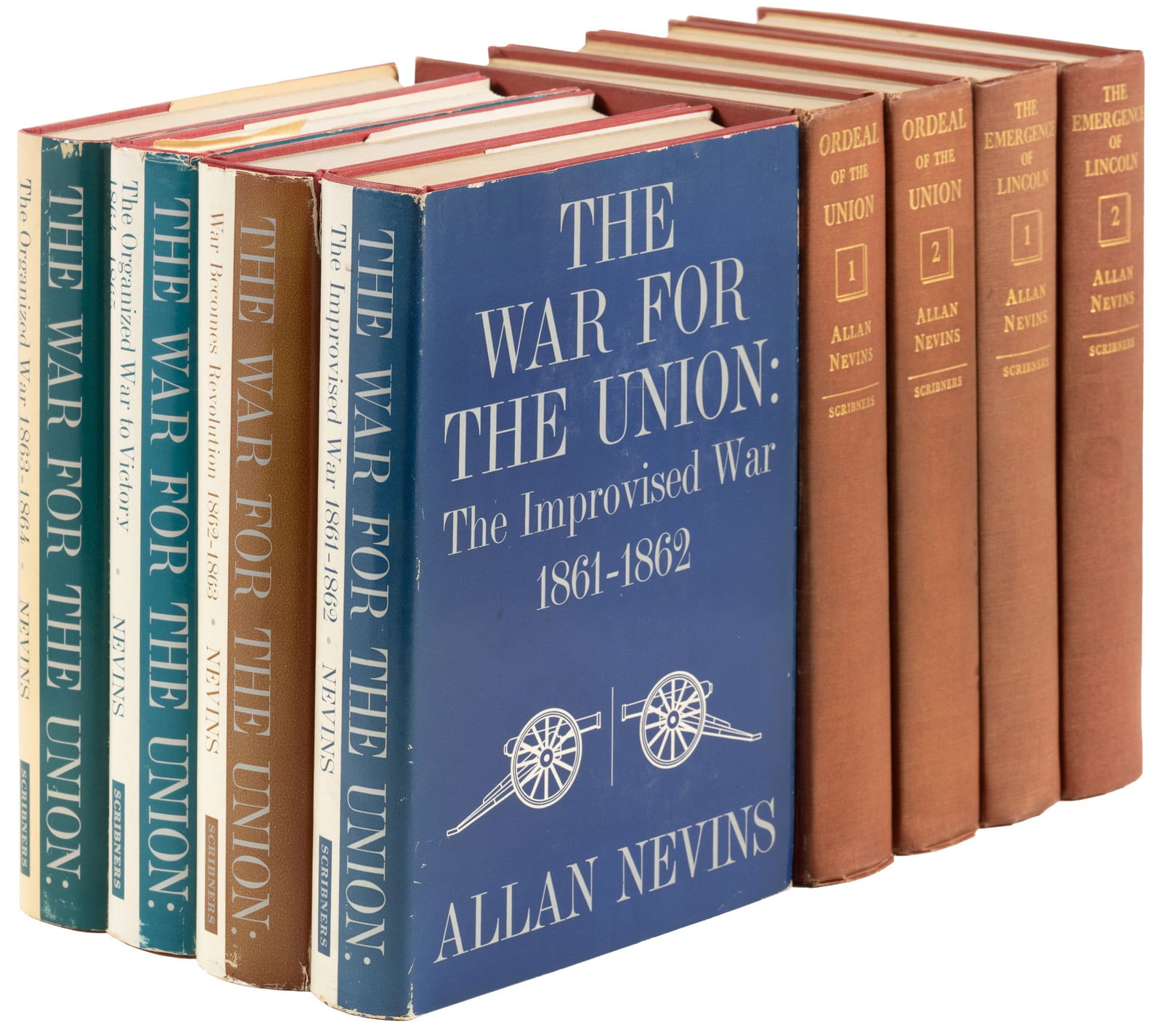 Nevins' Civil War set inscribed to David M. Potter (1 of 5)