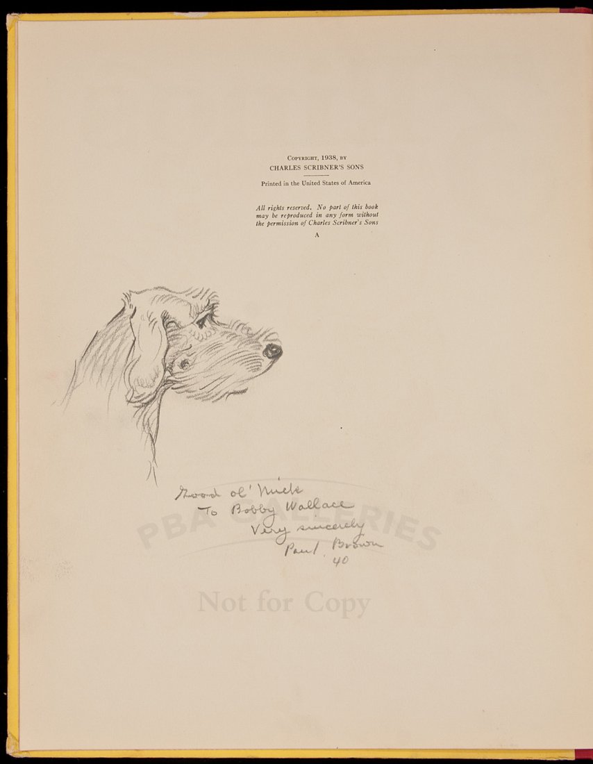 3-Rings with sketch by author Paul Brown: Title: 3-Rings: A Circus Book Author: Brown, Paul Description: Illustrated in color & black & white by the author. 26.5x21.5 cm. (10½x8½"), cloth-backed color pictorial boards. First Edition.Present