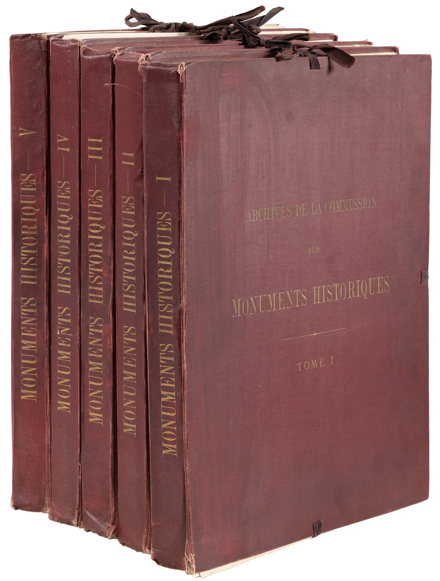 Plates of French historical monuments, c.1900 (1 of 5)