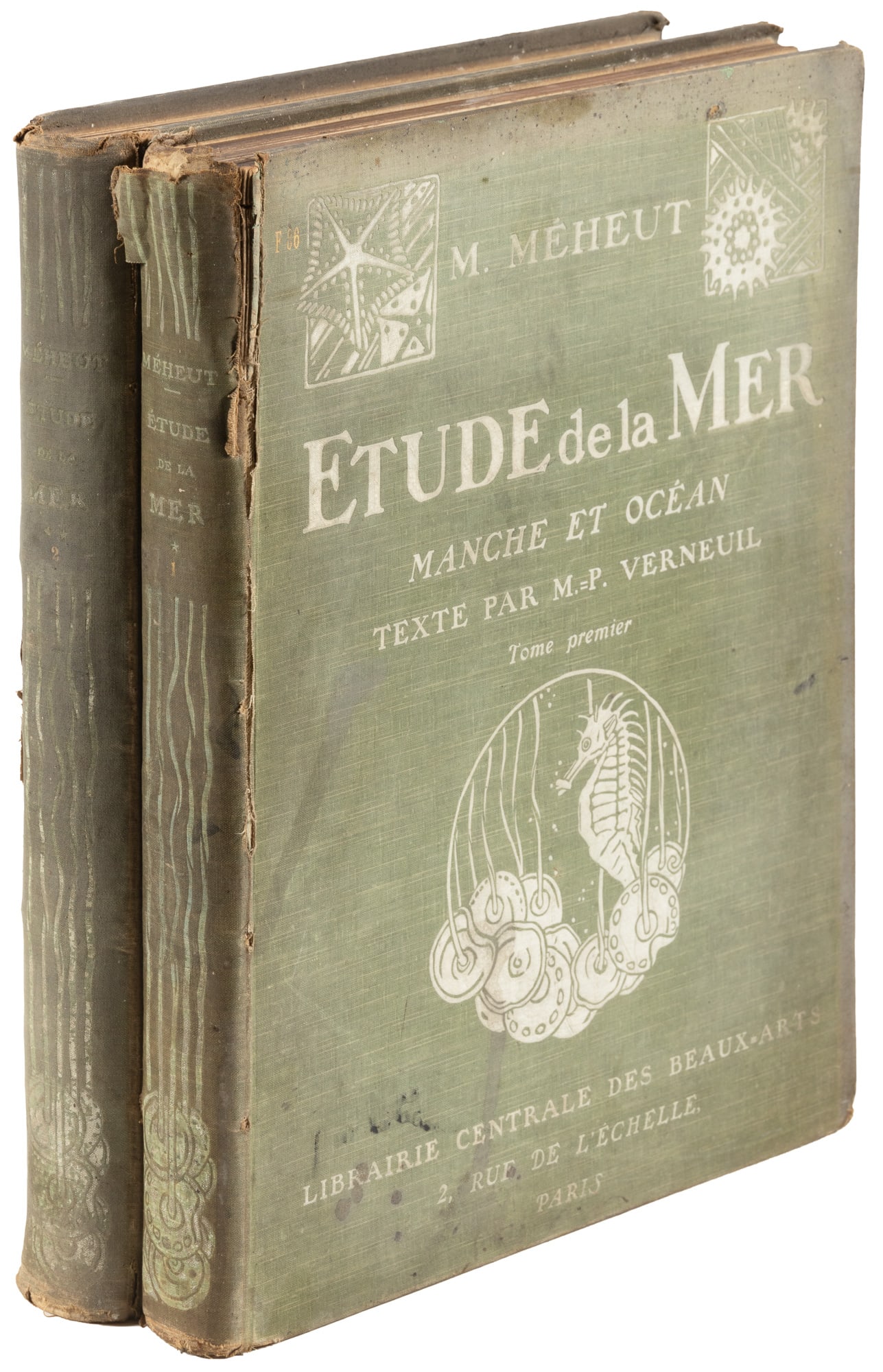 With 49 color plates of marine life (1 of 5)