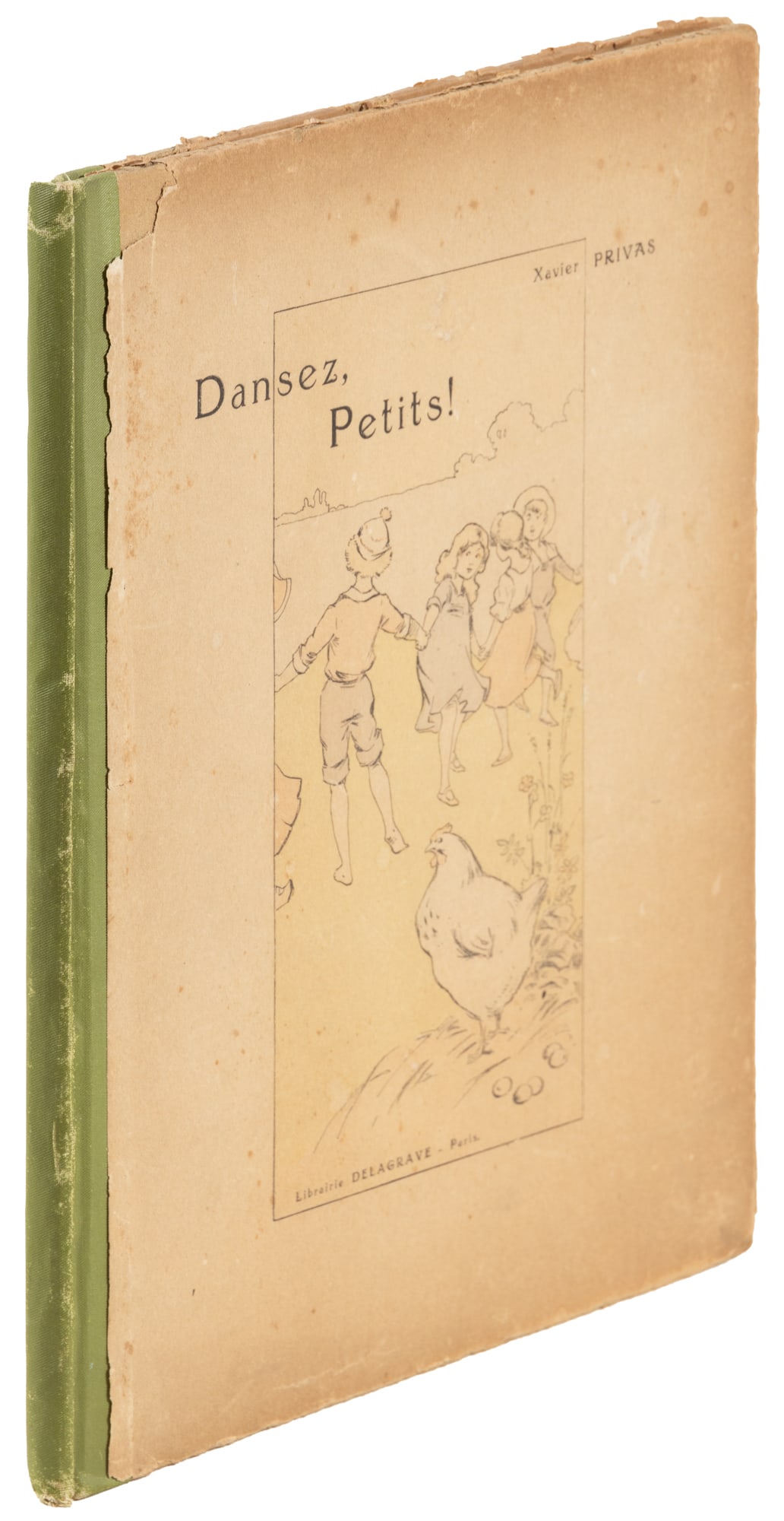 Dansez Petits, with pochoir illustrations: Heading: Author: Privas, Xavier Title: Dansez Petits Place Published: Paris Publisher:Librairie Delagrave Date Published: [c.1920s] Description: With pochoir illustrations by Gasto